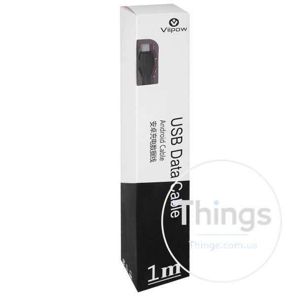 Кабель Lightning 2A (1m) Viipow UCBIP20 Black К2-000039125 фото