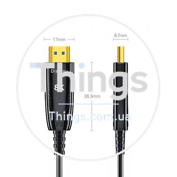 Кабель оптичний HDMI 2.1 100m Dtech DT-HOF8100 K3-74-00140 фото