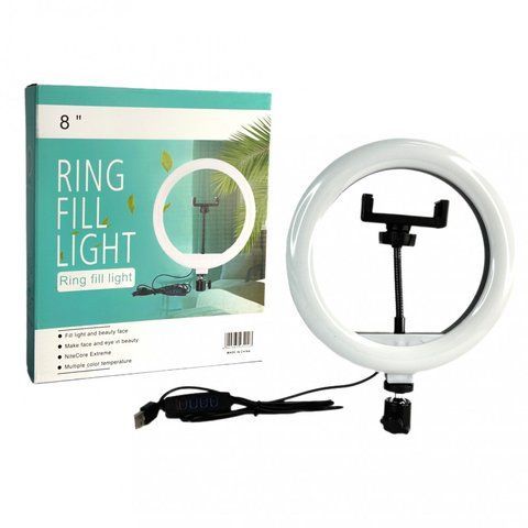 &sect;Лампа Кольцевая LED 20 cm 8" | 72 Lights | USB 5V QX-200 К2-000073454 фото