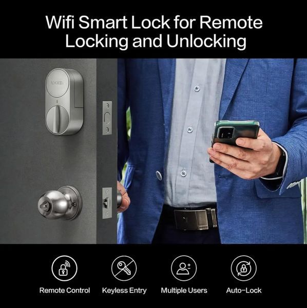 Умный замок для входной двери Lockin Smart G30 Запакованный! K1-000061 фото
