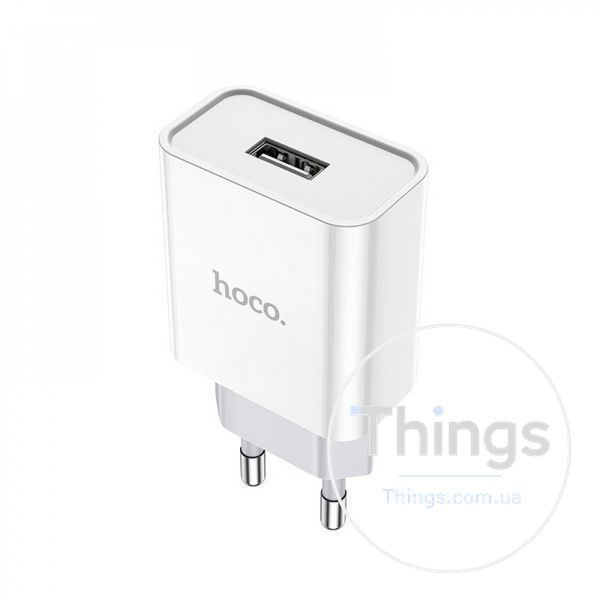 Home Charger 2.1A 1U Micro Cable (1m) Hoco C81A &mdash; White K2-000069754 фото