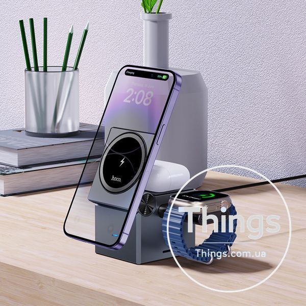 Magnetic Wireless Charger 3 in 1 &mdash; Hoco CQ8 К2-000079496 фото