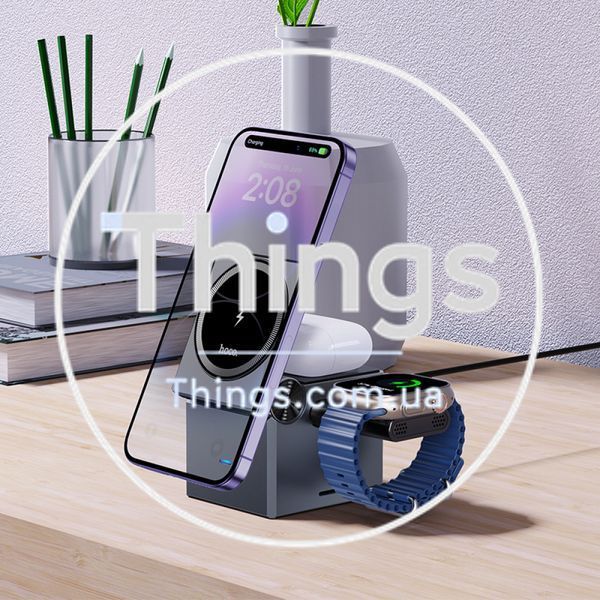 Magnetic Wireless Charger 3 in 1 &mdash; Hoco CQ8 К2-000079496 фото