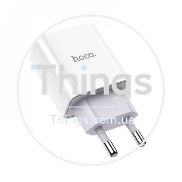 Home Charger 2.1A 1U Micro Cable (1m) Hoco C81A &mdash; White K2-000069754 фото