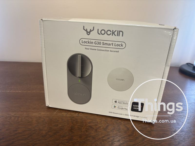 Розумний замок для вхідних дверей Lockin Smart G30 Запакований! K1-000061 фото