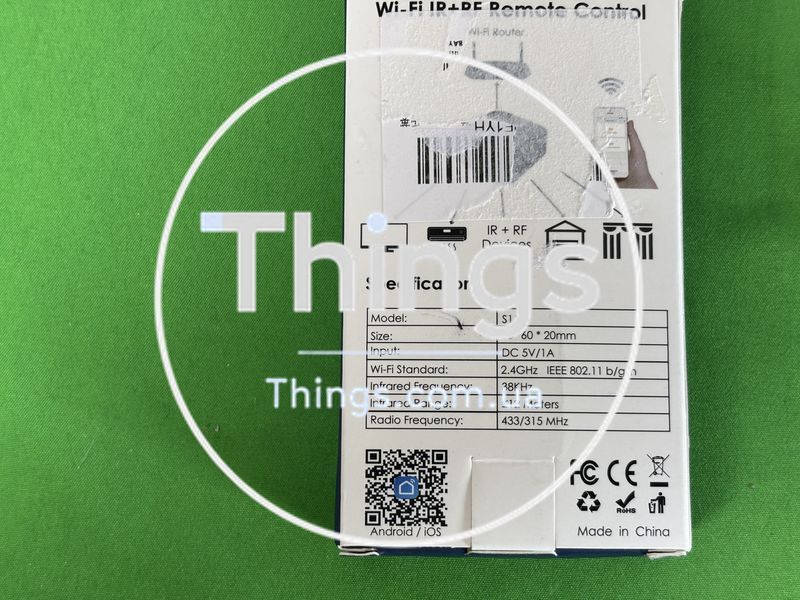 Пульт дистанционного управления c IR+RF+Wifi для умного дома , Tuya Smart life, Smart Home K1-000191 фото