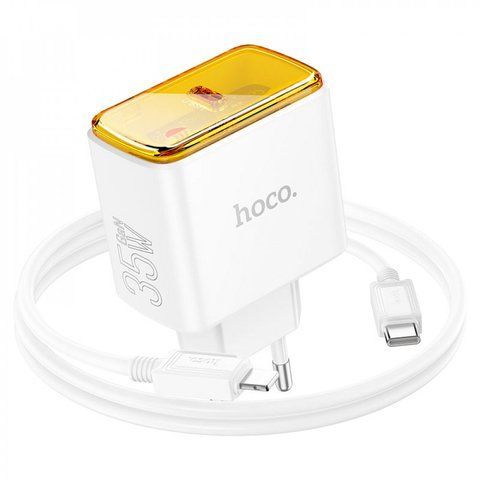 Home Charger 30W PD C to Lightning Cable (1m) Hoco CS41A &mdash; White К2-000079438 фото