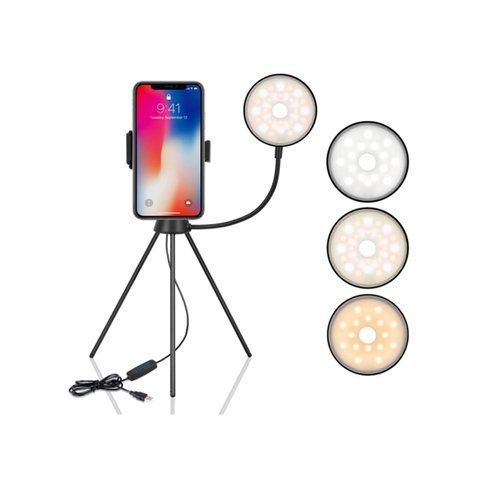 Кільцева LED лампа Puluz SYA0014601 зі штативом для телефону РР-SYA0014601 фото