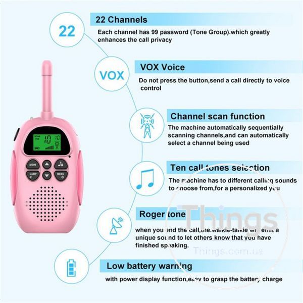 Детская рация Kids Walkie talkie X23 К2-000078772 фото