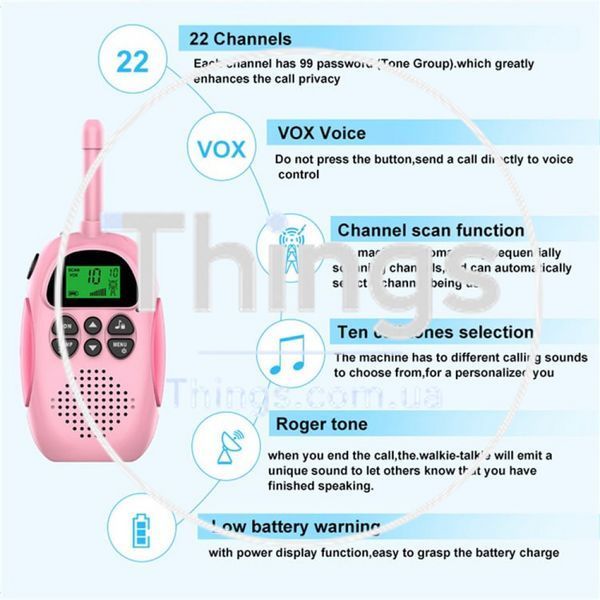 Детская рация Kids Walkie talkie X23 К2-000078772 фото