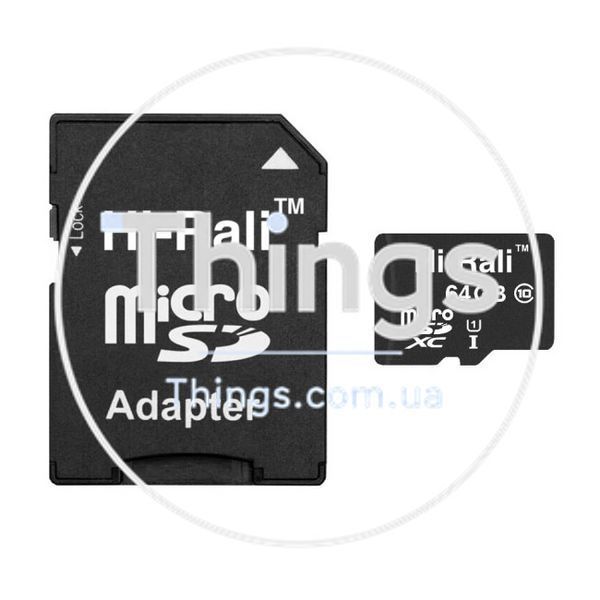 Карта Пам'яті Hi-Rali MicroSDXC 64gb UHS-1 10 Class & Adapter Од1-00038194 фото