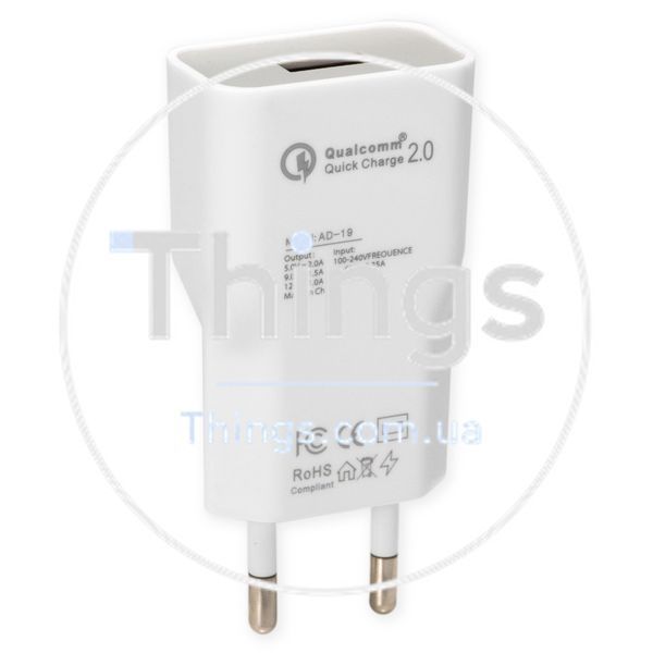 Home Charger 2.0A QC2.0 Veron AD-19 К2-000064949 фото