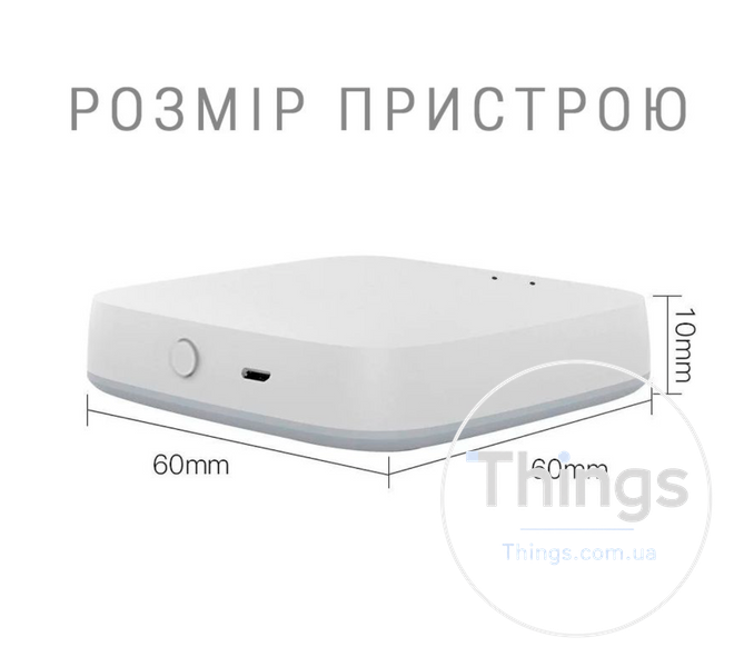 Шлюз Zigbee 3.0 Moes Gateway Wireless Tuya Smart для бездротових вимикачів та розумних пристроїв K1-000127 фото