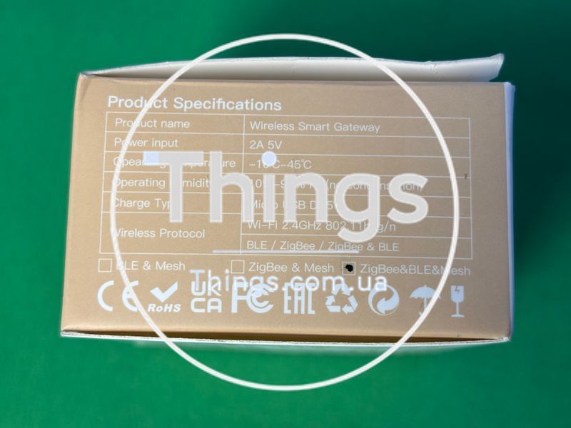 Шлюз Zigbee 3.0 Moes Gateway Wireless Tuya Smart для беспроводных выключателей и умных устройств K1-000127 фото