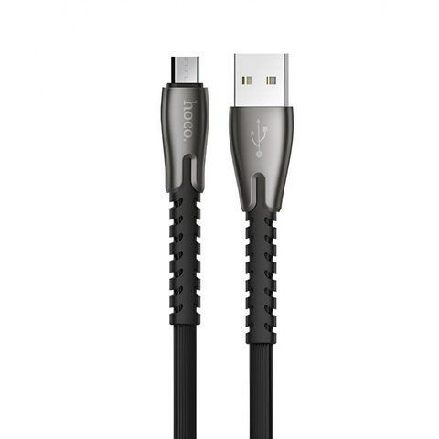 Кабель Micro 2.4A (1.2m) Hoco U58 &mdash; Black К2-000071272 фото