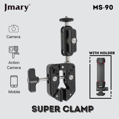 Креплене краб для LED лампы,камеры,фотоаппарата,GoPro Jmary MS-90 K2-000083463 фото