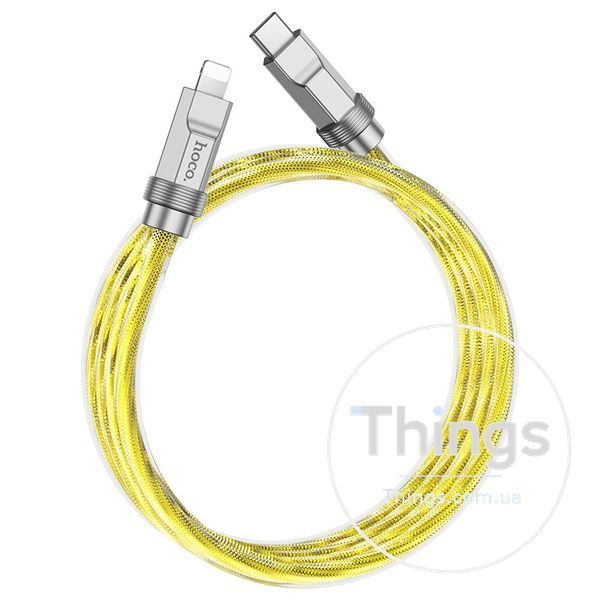Кабель USB Hoco U113 Solid PD20W Silicone Type-C to Lightning Од1-00038812 фото