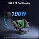 Хаб UGREEN Revodok 35590, 4-в-1 USB-C Hub, магнітний, HDMI 4K@60Hz, 100W PD, USB-A 10Gbps, USB-C 5Gbps, портативний K1-000860 фото 5