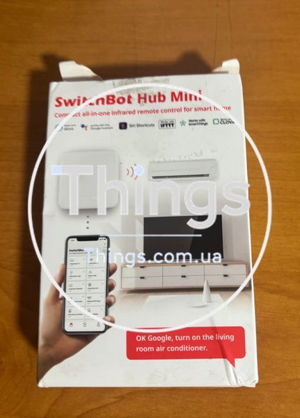 Хаб Центр умного дома SwitchBot Hub Mini 2 Matter, инфрокрасный, умный пульт, ик пульт в телефоне Белый K1-000131 фото