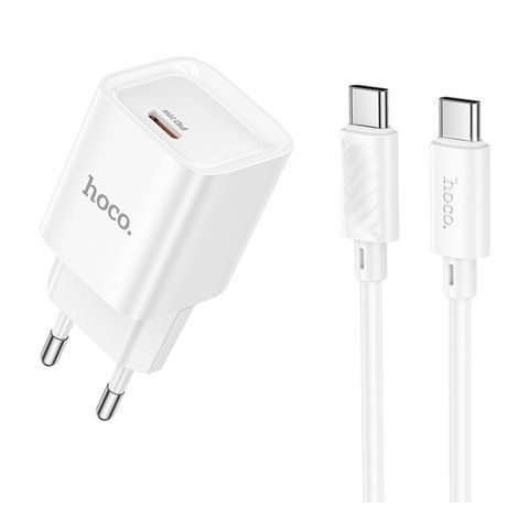 Мережевий Зарядний Пристрій Hoco C146A 1USB-C PD/QC 20W+Type-C to Type-C Од1-00044692 фото