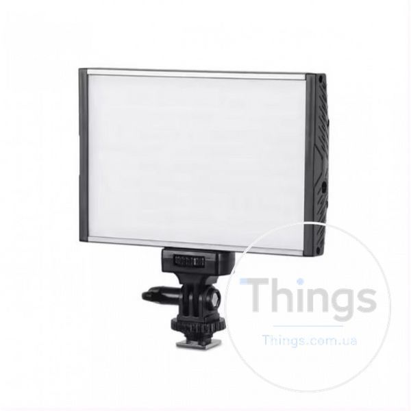Лампа видеосвет LED PT-15B Pro 15Wcolor 3200-5600K/1500LM/Battery F-550/2400Mah+charger (145*95*22mm) К2-000079404 фото