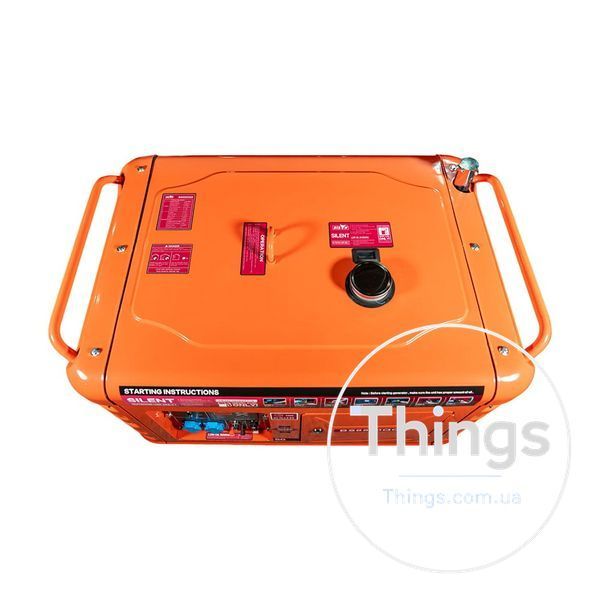Генератор дизельний однофазний 4.2 кВт Bison BS8500QQ K3-41-00410 фото