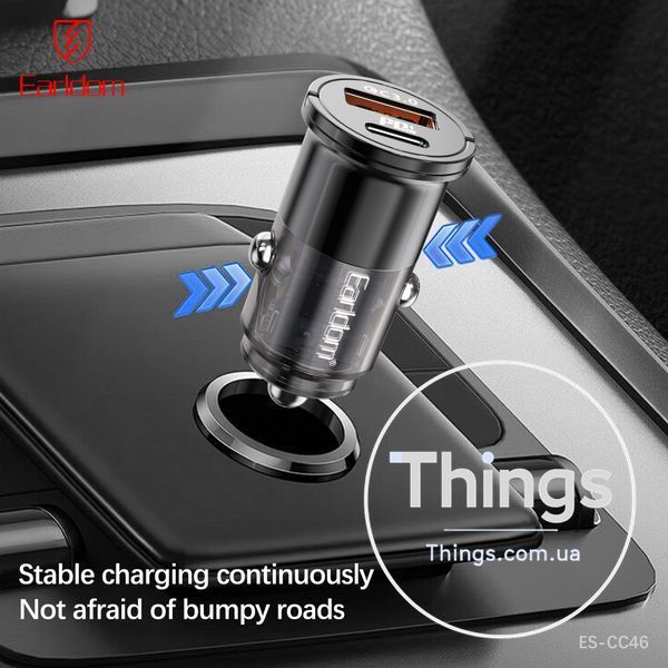 Car Charger 2.4A 1U 1C Earldom ES-CC46 К2-000082292 фото