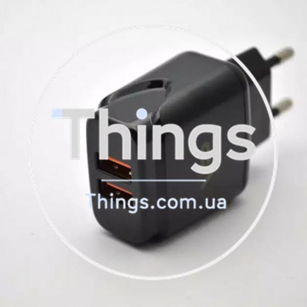 Home Charger 2.4A 2U Lightning Cable (1m) Veron VR-C12L &mdash; White К2-000072292 фото