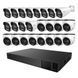 Комплект IP-відеонагляду на 24 камери TVT IP-Video Kit 24x6Mp (T/B): 12 купольних 6Mp відеокамер + 12 циліндричних 6Mp відеокамер + 32-канальний 12Mp відеореєстратор K3-77-00407-77-00361-2 фото 1