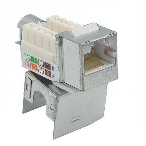 Модуль KeyStone RJ45 FTP, кат. 6, 110, Slim, W - 17.3 мм CM-813 фото