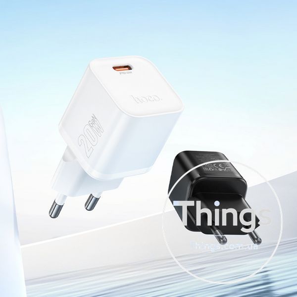Home Charger | 20W | PD3.0 &mdash; Hoco N64 &mdash; Black К2-000081793 фото
