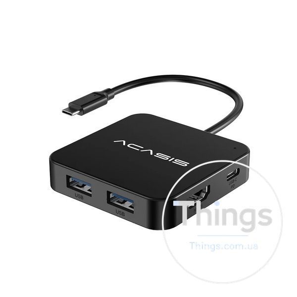 Хаб, док-станція 6 в 1 Acasis USB-C Hub AC-HC31 Hub Хаб для передавання даних до 10 Гбіт/с USB C HDMI 4K@30Hz K1-000378 фото