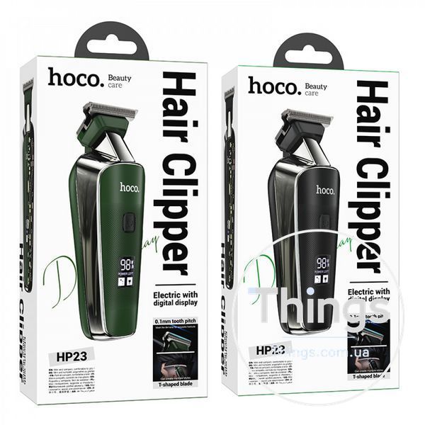 Машинка для стрижки волос &mdash; Hoco HP23 &mdash; Green К2-000079295 фото