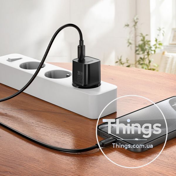 Home Charger | 20W | PD3.0 &mdash; Hoco N64 &mdash; Black К2-000081793 фото