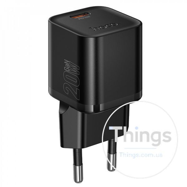 Home Charger | 20W | PD3.0 &mdash; Hoco N64 &mdash; Black К2-000081793 фото