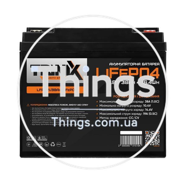 Акумуляторна батарея літій-залізо-фосфатна 12.8В 38А*год Trinix 12V38Ah LiFePO4 K3-44-00005 фото