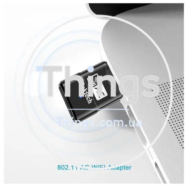 Адаптер, Сетевая карта Foktech Wifi Dongle, AC600 802.11ac 2.4 5GHz Mini Wireless Network USB Wifi Adapter K1-000230 фото