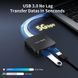 Хаб, док-станція 6 в 1 Acasis USB-C Hub AC-HC31 Hub Хаб для передавання даних до 10 Гбіт/с USB C HDMI 4K@30Hz K1-000378 фото 7