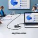 Хаб, док-станція 6 в 1 Acasis USB-C Hub AC-HC31 Hub Хаб для передавання даних до 10 Гбіт/с USB C HDMI 4K@30Hz K1-000378 фото 4