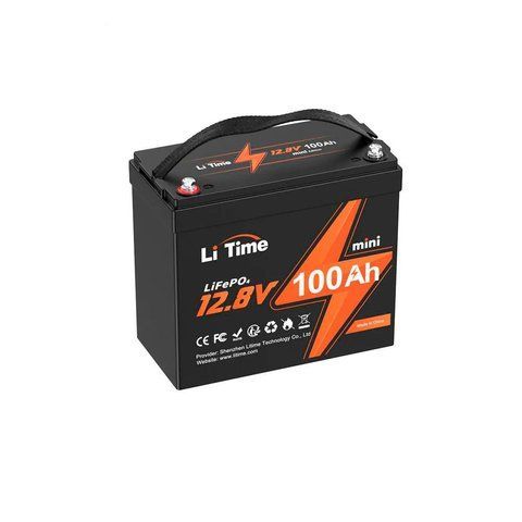 Акумуляторна батарея літій-залізо-фосфатна 12.8В 100А*год LiFePO4 LiTime Mini L12V100-100-MINI-16-A60 K3-44-00511 фото