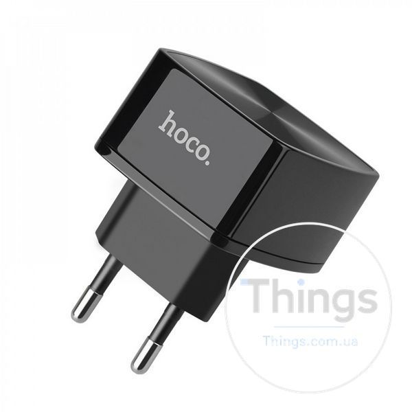 Home Charger | 18W | QC3.0 | USB C Cable (1m) &mdash; Hoco C70A &mdash; Black K2-000068586 фото