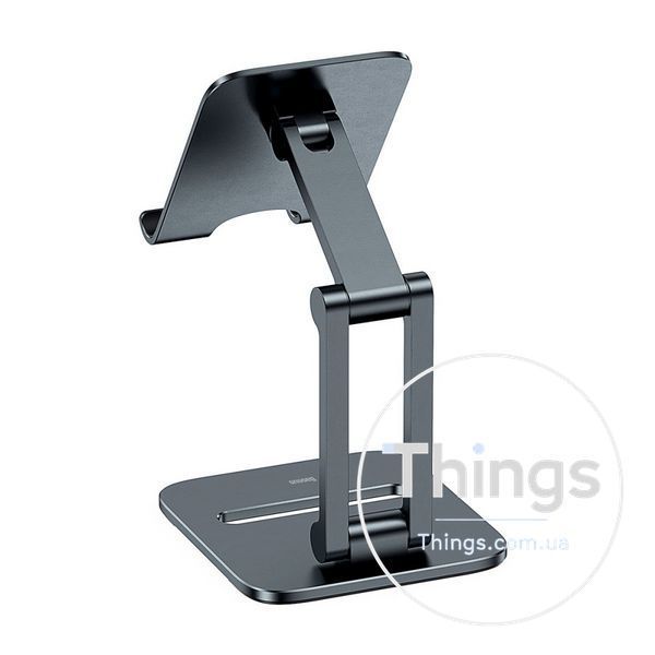 Підставка для телефону та планшета Baseus (LUSZ000013) Desktop Biaxial Foldable Metal Grey К2-000073944 фото