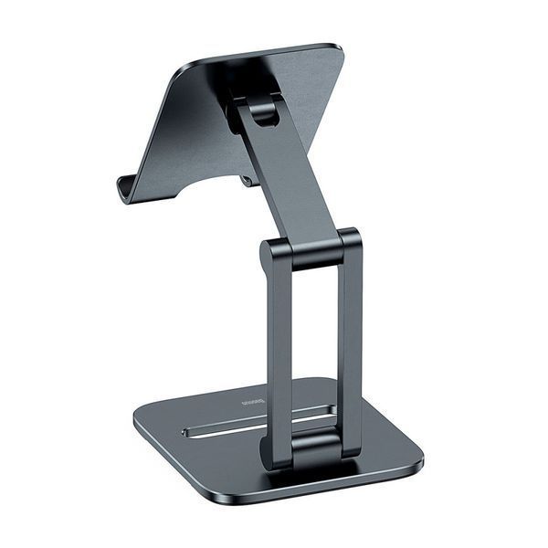 Підставка для телефону та планшета Baseus (LUSZ000013) Desktop Biaxial Foldable Metal Grey К2-000073944 фото