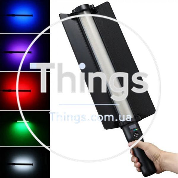 Лампа LED видео Handheld Fill Light Stick RL-60SL RGB I 1m cable with adapter I Remote I Barn door light shield I Carry bag К2-000078845 фото