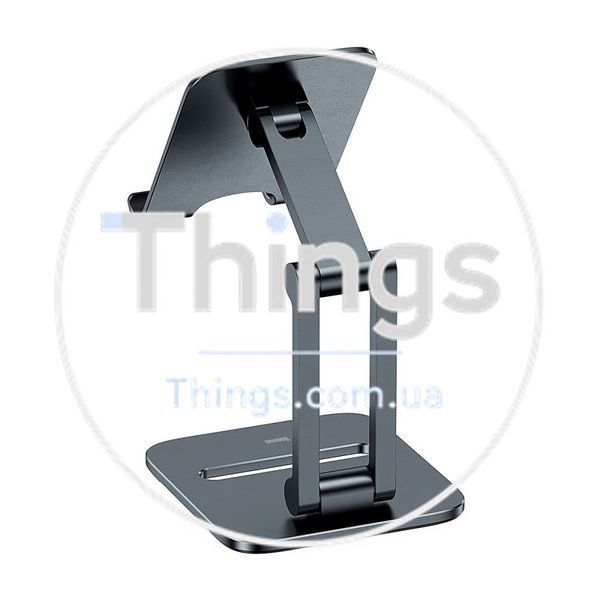 Підставка для телефону та планшета Baseus (LUSZ000013) Desktop Biaxial Foldable Metal Grey К2-000073944 фото