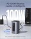 Док-станція Baseus Nomos NU1 Air 12-в-1, 2&times;4K HDMI, USB-A/C 10Gbps, 100W PD, Gigabit Ethernet K1-000820 фото 6