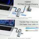 Адаптер хаб док-станція BENFEI 5in1 (000360)USB-C HDMI 4K з 3 портами USB-A PD 100Вт плетеним кабелем алюмінієвий корпус K1-000598 фото 6