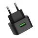 Home Charger | 18W | QC3.0 | USB C Cable (1m) &mdash; Hoco C70A &mdash; Black K2-000068586 фото 5