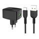 Home Charger | 18W | QC3.0 | USB C Cable (1m) &mdash; Hoco C70A &mdash; Black K2-000068586 фото 1