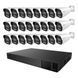Комплект IP-відеонагляду на 24 камери TVT IP-Video Kit 24x6Mp (B): 24 циліндричних 6Mp відеокамер + 32-канальний 12Mp відеореєстратор K3-77-00407-77-00361 фото 1